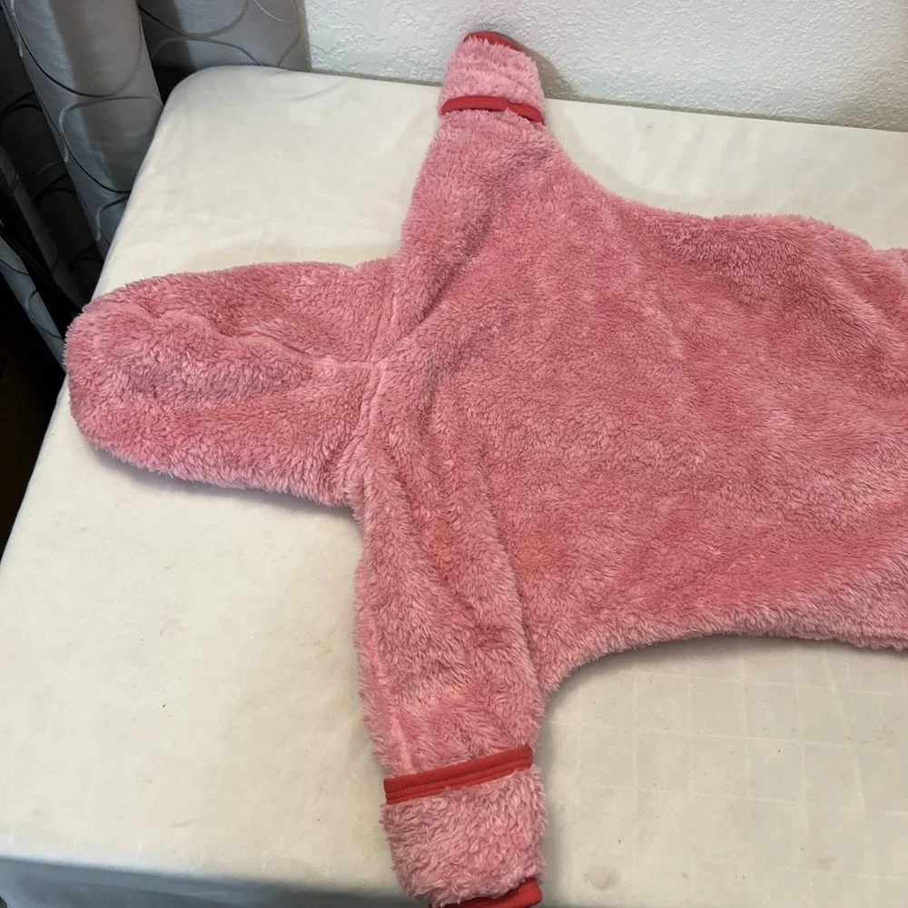 PATAGONIA Infant Baby Synchilla Fleece Hi Plush BUNTING Suit Size 3‎ Months Pink